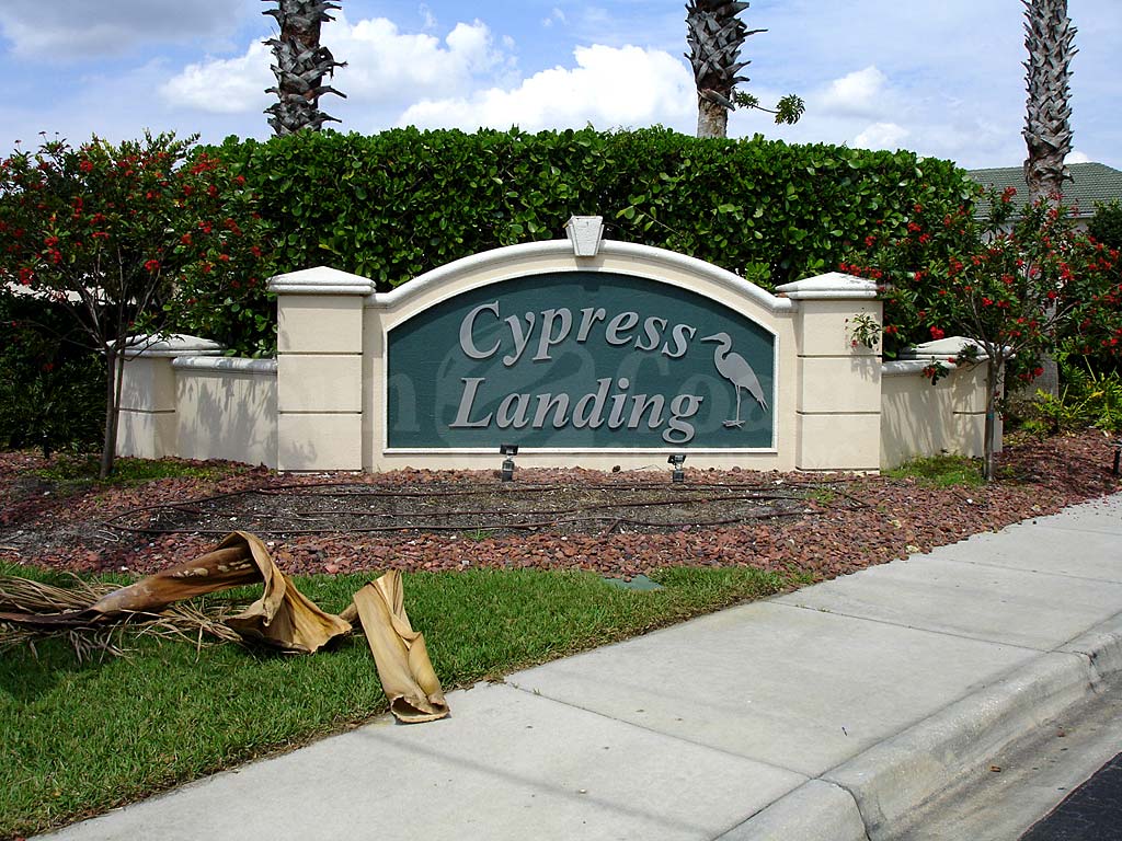 Cypress Landing Signage